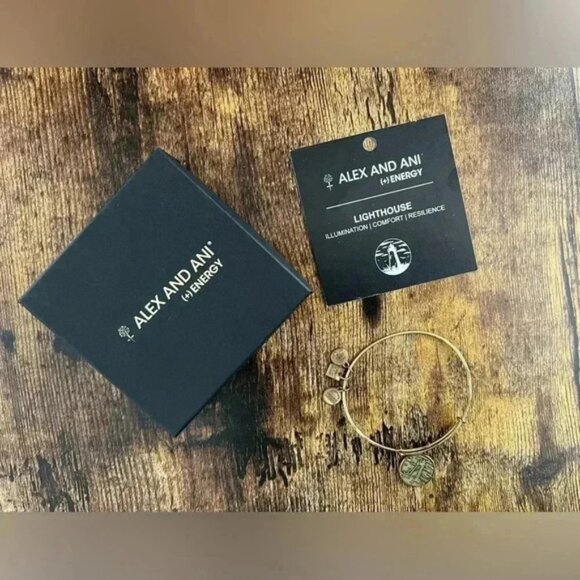 Alex and Ani | Lighthouse, Expandable Rafaelian Bangle Bracelet. - Picture 4 of 13